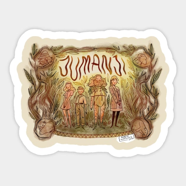 Jumanji Sticker by AgnyInnocente